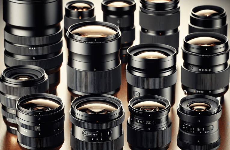 Obiektywy Sony – Przewodnik zakupowy dla początkujących i profesjonalistów fotografii