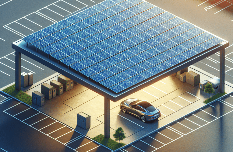 Carport fotowoltaiczny: Jak efektywnie łączyć ochronę samochodu z produkcją energii słonecznej?