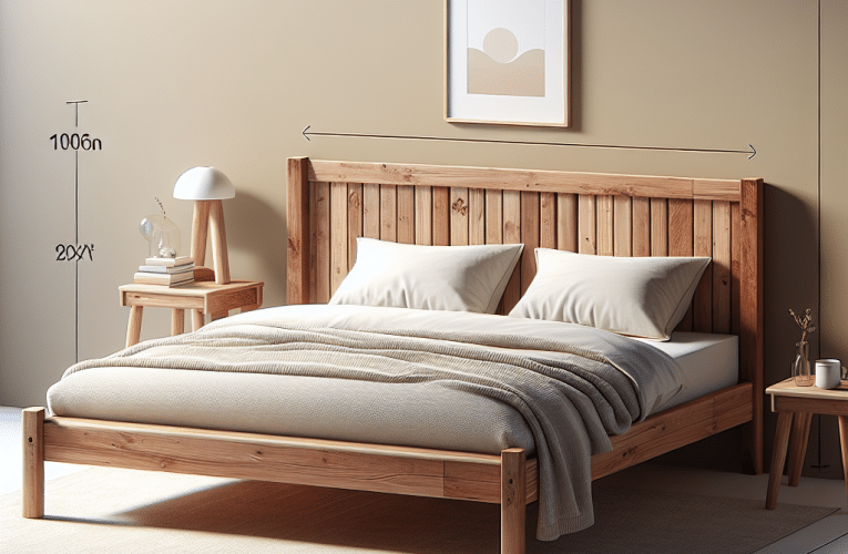 Łóżko drewniane 100×200 – Idealne rozwiązanie do małej sypialni