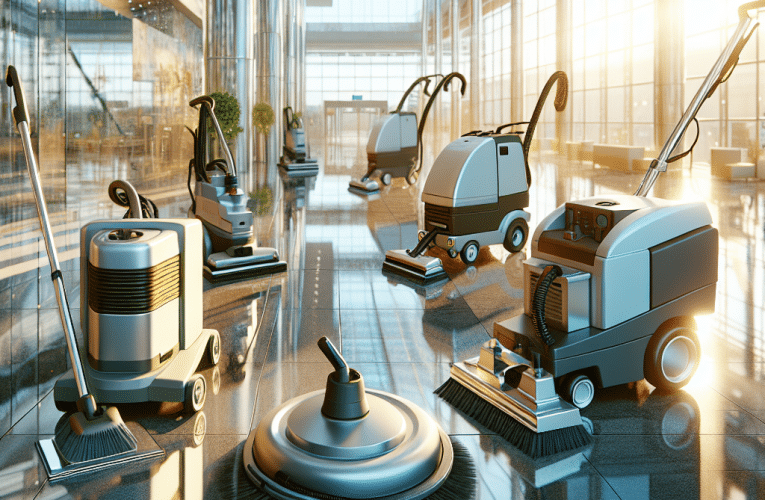 Maszyny sprzątające do galerii handlowej – jak wybrać najlepsze urządzenia do utrzymania czystości?