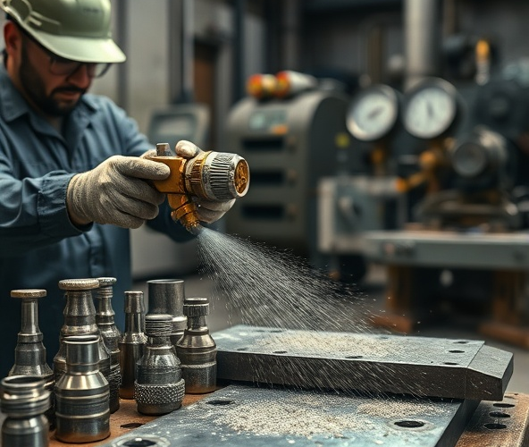 Jak dobrać dysze i ciśnienie do śrutowania, by zmniejszyć odrzuty?
