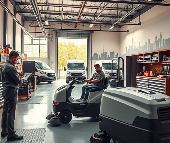 Serwis maszyn czyszczących w województwie łódzkim skróci przestoje firm sprzątających?