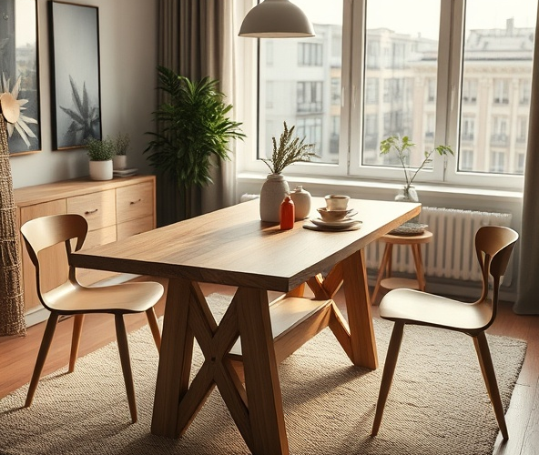 Gdzie w Warszawie zamówić stół drewniany na zamówienie do kawalerki?