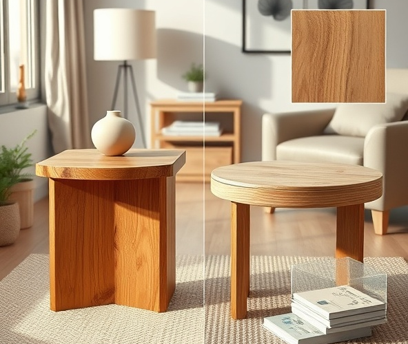 Stoliki pomocnicze drewniane: z litego czy fornirowane?