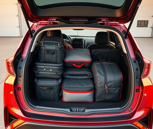 Jakie torby do samochodu Toyota pomieszczą najwięcej i łatwo je uporządkować w bagażniku?