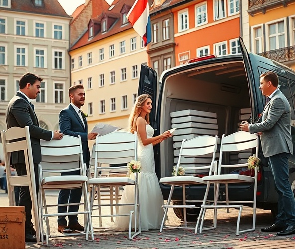 Jak wynegocjować wynajem krzeseł we Wrocławiu na wesele last minute?