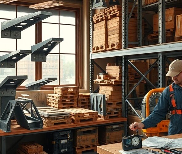 Jakie kątowniki stalowe w Poznaniu wybrać do regału na ciężkie skrzynki?