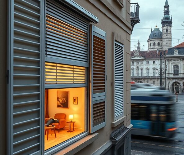 Które rolety zewnętrzne w Krakowie najlepiej wyciszą hałas tramwaju?