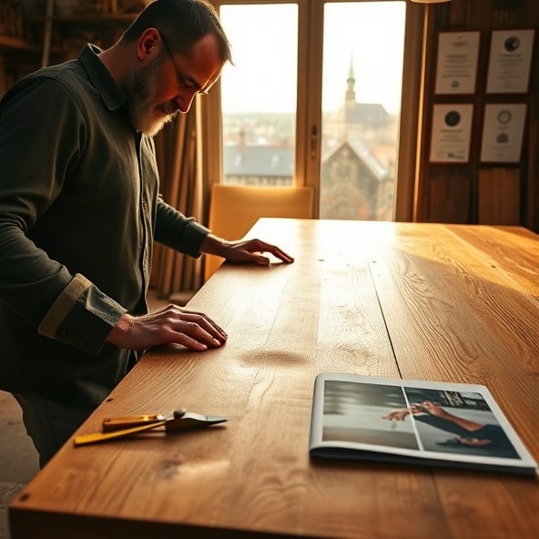 stół drewniany na zamówienie warszawa