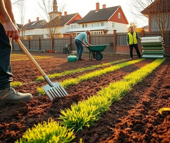 Jak przygotować podłoże pod trawę z rolki w Grodzisku Mazowieckim?