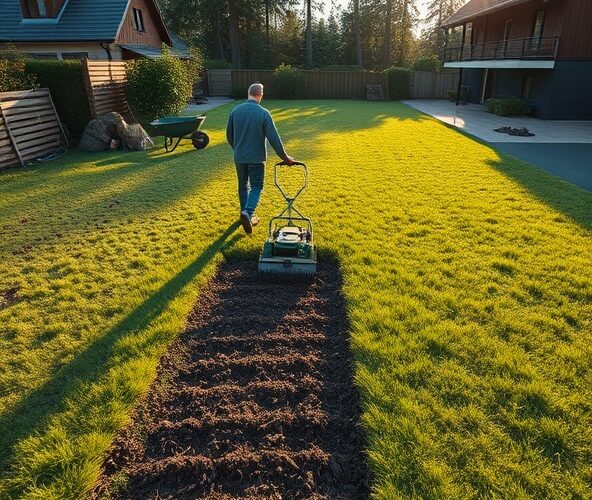 Czy wertykulacja trawników w Podkowie Leśnej samemu na 500 m² naprawdę się opłaca?