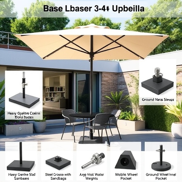 parasol ogrodowy prostokątny 3x4