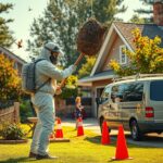 usuwanie gniazd szerszeni